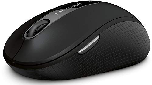 Microsoft Wireless Mobile Mouse 4000 (Maus, schwarz, kabellos, für Rechts- und Linkshänder geeignet)