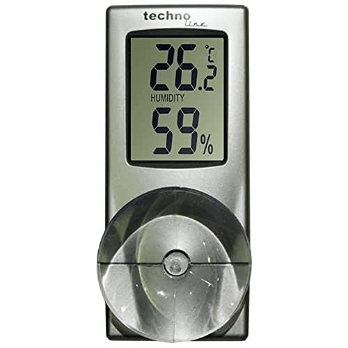 Technoline Fensterthermometer WS 7025 mit Temperatur- und Luftfeuchteanzeige