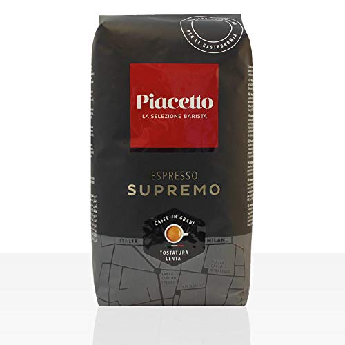 Piacetto Espresso Supremo - 6 x 1kg ganze Kaffee-Bohne