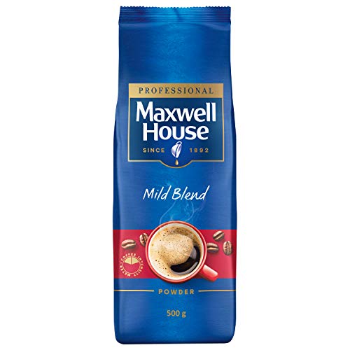 Maxwell House Mild Blend, 500g löslicher Instant Kaffee, milder Kaffeegeschmack, ideal für den Vendingbereich, sprühgetrocknet