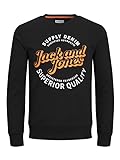 JACK & JONES Herren Sweatshirt mit Rundhals Plus Size Logo Sweatshirt mit Rundhals
