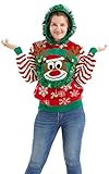 Damen Unisex Lustig Pullover für Weihnachten Strickpullis für Weihnachtsparty SweaterThat's A Festive WrapL