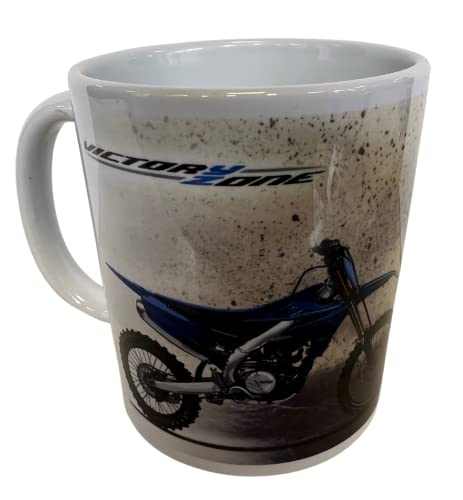 Yamaha Paddock Blue YZ 450 F Tasse Racing Keramiktasse Kaffeetasse