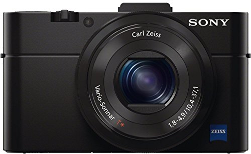 Sony RX100 II Premium Kompakt Digitalkamera (20 MP, 7,6 cm (3 Zoll) Display, 1 Zoll Sensor, 28-100 mm F1.8-4.9 Zeiss Objektiv, Wi-Fi, NFC) (DSC-RX100M2) schwarz