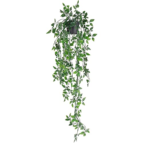 Rocita Künstliche Topfpflanze für drinnen und draußen, hängend