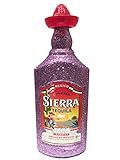 Sierra Tequila Silver 70cl (38% Vol) - Bling Glitzerflasche in Lilac Lila
