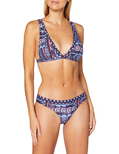 s.Oliver RED LABEL Beachwear LM Damen Medley Bikini-Set, Marine Bedruckt, 40 C/D