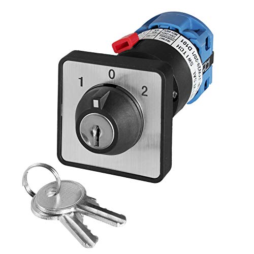 Schlüsselschalter, Drehschalter, Nockenschalter, Hauptschalter, 5 Modelle zum Auswählen (JYW29-20/1 D101 Schalter)