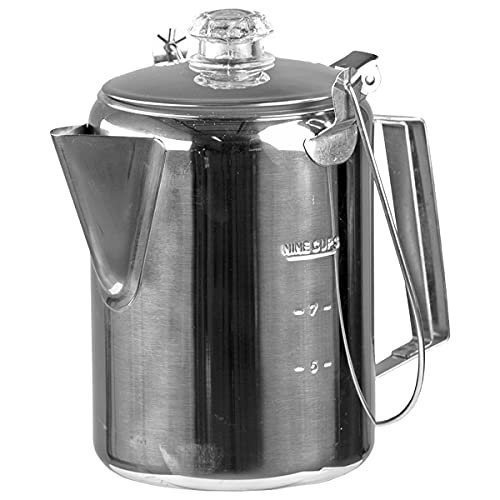 Mil-Tec Unisex – Erwachsene M.Percolator Kaffeekanne, Schwarz, Einheitsgröße