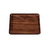 Tablett aus Holz, Massivholz Teller, Snack-Tablett, Hotel- Umweltschutzplatte, Holzschale (2) (Color : B)