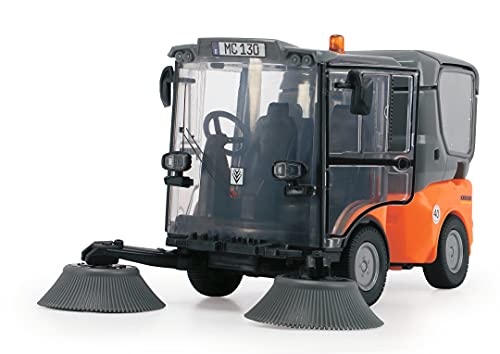 Dickie Toys 203834003 Street Sweeper, orange/grau