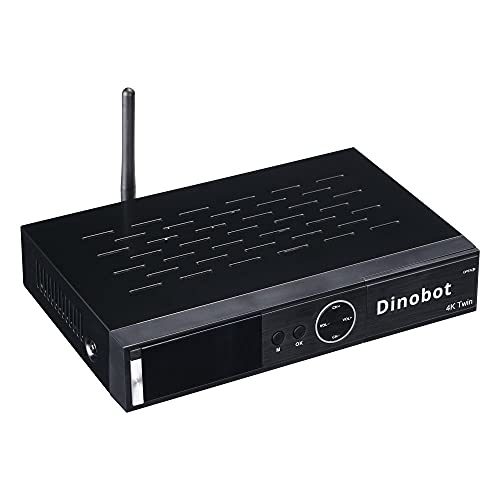James Donkey 4K UHD Twin Sat Receiver,Linux Engima2 Satelliten Receiver with Dual DVB-S2X Multistream Tuner,HDTV,2160p,H.265,HDR,Timeshift,with HDMI Cable and WiFi Antenna