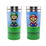 Super Mario Warp Pipe Travel Mug - 450ml Edelstahl - Offiziell lizenziertes Nintendo Merchandise