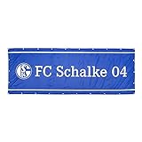 FC Schalke 04 Balkonfahne 250x90 cm Fanartikel Fahne Flagge