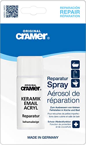 Cramer 17250 Sanitär-Reparatur-Spray für Keramik, Email und Acryl, bahama-beige