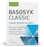 SYXYL Basosyx Classic Tabletten / Nahrungsergänzungsmittel mit natriumfreien, basischen Mineralstoffverbindungen & Zink für einen ausgeglichenen Säure-Basen-Haushalt / 140 Tabletten im Blister