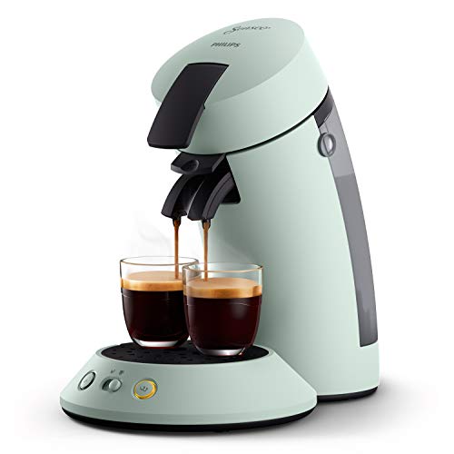 Philips Domestic Appliances Senseo Original Plus CSA210/20 Kaffeepadmaschine (Kaffeestärkewahl, Kaffee Boost Technologie, aus recyceltem Plastik), mint