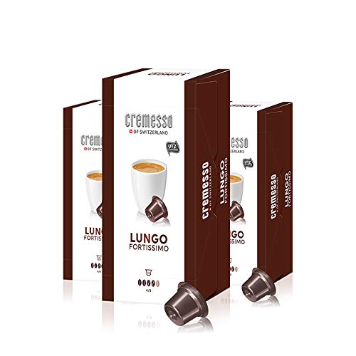 Cremesso Lungo Fortissimo, 16 Kapseln, 3er Pack