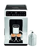 Krups EA891D Evidence Kaffeevollautomat | Barista Quattro Force Technologie | 12 Kaffee-Variationen + 3 Tee-Variationen | One-Touch-Cappuccino Funktion | OLED-Display und Touchscreen