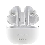 Intenso White Buds - TWS True Wireless Kopfhörer T302A mit Active Noise Cancelling und bis zu 35 Std. Musikwiedergabe, klein
