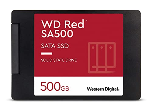 WD Red SA500 NAS SATA SSD, 2,5 SATA, 500 GB