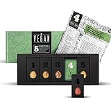 MEIN GENUSS Gewürzset Vegan – 5 unterschiedliche Gewürze & Kräuter + 5 vegane Rezepte - Geschenk für Veganer & Einsteiger! - Perfekt für die vegane Ernährung - Gewürz-Probierset