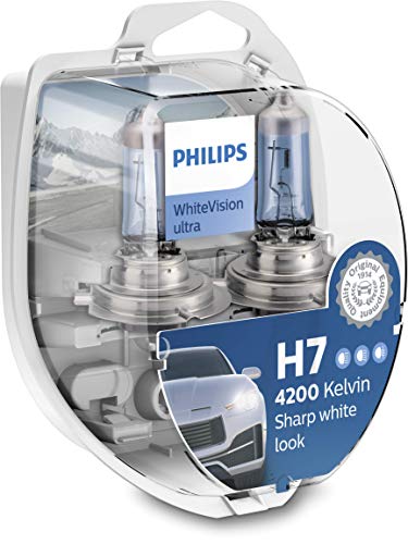 Philips WhiteVision ultra H7 Scheinwerferlampe, 4.200K, Doppelset
