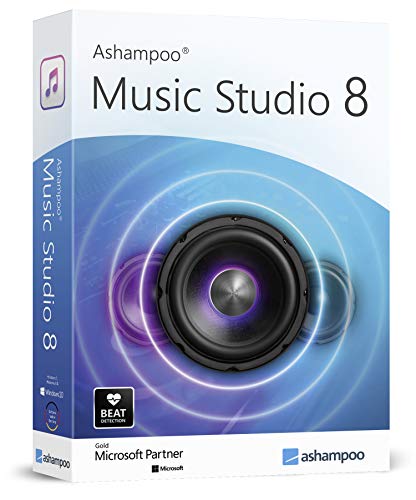 Music Studio - Audio Recorder und professionelles Tonstudio zum Aufnehmen, Bearbeiten und Abspielen aller gängigen Audiodateien: WAV, AIFF, FLAC, MP2, MP3, OGG für Windows 11, 10, 8.1, 7