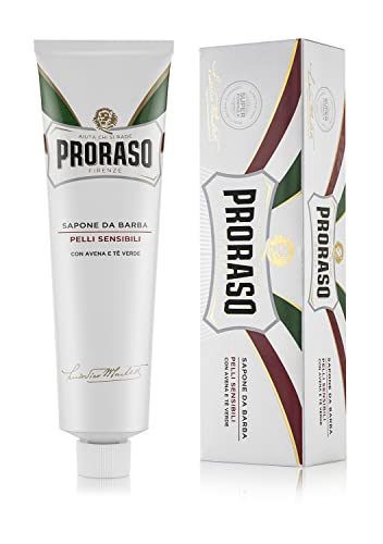 Proraso White Shaving Cream Pelli Sensibili, 1er Pack (1 x 150 ml)