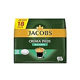 Jacobs Pads Crema Balance, 90 Senseo kompatible Kaffeepads UTZ-zertifiziert, 5er Pack, 5 x 18 Getränke
