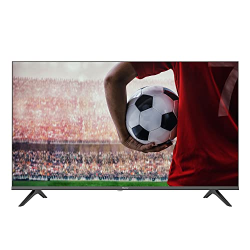 Hisense 40AE5500F 100cm (40 Zoll) Fernseher (Full HD, Triple Tuner DVB-C/ S/ S2/ T/ T2, Smart-TV, Frameless, Prime Video, Netflix, YouTube, DAZN),schwarz