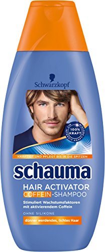 Schwarzkopf Schauma Hair Activator Koffein Shampoo, 4er Pack (4 x 400 ml)
