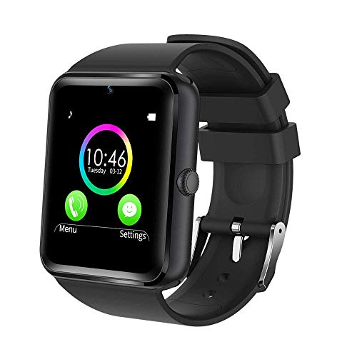 YAMAY Bluetooth Smartwatch Fitness Uhr Intelligente Armbanduhr Fitness Tracker Smart Watch Sport Uhr mit Kamera Schrittzähler Schlaftracker Romte Capture Kompatibel mit Android Smartphone