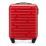 WITTCHEN Kabinengepäck | Koffer – Handgepäck | Bordkoffer | Hartschale | Material ABS | Hochwertiger und Stabiler | Rot | 39 L | 54 x 39 x 23 cm