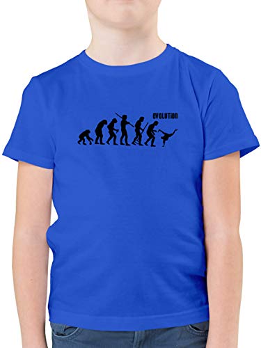 Evolution Kind - Breakdance Evolution - 140 (9/11 Jahre) - Royalblau - Junge Kleidung 3 Jahre - F130K - Kinder Tshirts und T-Shirt für Jungen