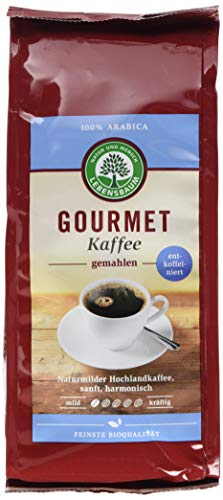 Lebensbaum Bio Gourmet-Kaffee entkoffeiniert, 250 g