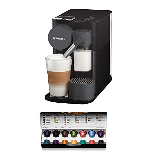 De'Longhi Nespresso EN 500.B Kaffeemaschine Lattissima One,1 L, Schwarz