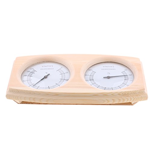 20 140 ° Holz Sauna Thermometer Hygrometer Temperatur Meter Sauna Zimmer