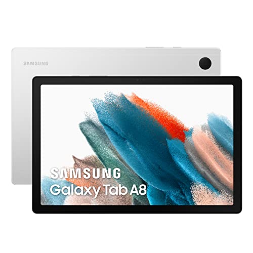Samsung - Galaxy Tab A8 LTE Tablet 25,6 cm (10,5 Zoll) 64 GB Android Farbe Silber (spanische Version) (die italienische Version kann Nicht gewährleistet Werden)