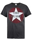 Amplified The Clash-Stern-Logo Charcoal Mens Band T T-Shirt