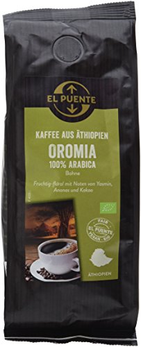 El Puente Äthiopien-Kaffee Oromia Bohne,10er Pack (10x 250 g)