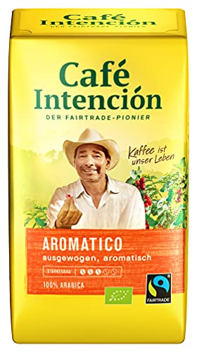 Kaffee AROMATICO Fairtrade & Bio von Café Intención, 500g gemahlen