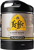 Leffe Blonde, Blondes Abteibier Bier aus Belgien, Perfect Draft (1 x 6l) MEHRWEG Fassbier