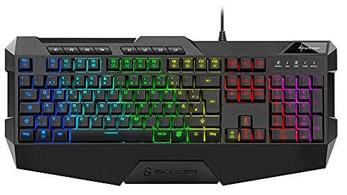 Sharkoon Skiller SGK4 Gaming Keyboard RGB, N-Key-Rollover, (Deutsches Tastaturlayout), schwarz
