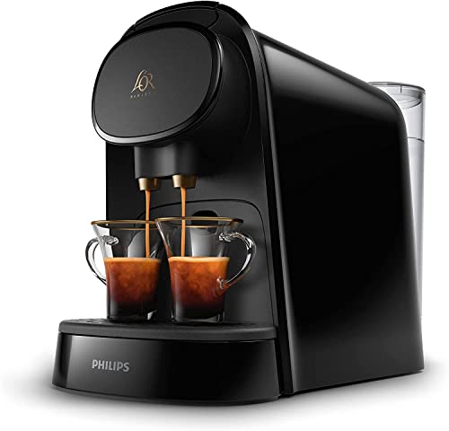 Philips Kaffeekapselmaschine LM8012/60 - Doppelter Shot, doppelter Genuss, 1 oder 2 Tassen, Ristretto, Espresso, Lungo oder Grand Café Long, Doppelkapsel, echte Espresso-Qualität, klavierschwarz