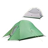 Naturehike Cloud-up 2 Ultraleichtes Campingzelt für 2 Personen - Wasserdichtes Doppelschicht Backpackingzelt 4 Seasons(Grün)