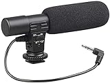 Somikon Kameramikrofon: Externes Mikrofon für Kameras & Camcorder mit 3,5-mm-Klinkenanschluss (Externes Mikrofon Kamera)