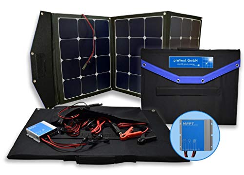 Solartasche 120W Solarmodul faltbar mit MPPT Laderegler viel Zubehör Solarkoffer