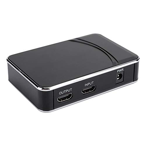 Bewinner1 Videoaufnahme-Aufnahmebox, HDMI 1080P HD-Videoaufnahme, hochauflösender multifunktionaler Kartenadapter, leistungsstarke Videobearbeitungssoftware, Audio-Video-Grabber-Konverter(EU)