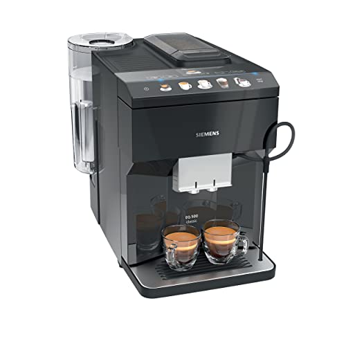 Siemens TP503R09 Superautomatische Espressomaschine, EQ.500 Classic, Schwarz, 1500 W, 1,7 Liter, Kunststoff (Menüsprache nicht auf Deutsch)